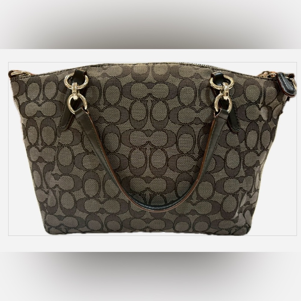 COACH Small Kelsey Satchel Signature Canvas Detachable Crossbody Strap GUC ๐ฉถ๐คฉ๐ค - Picture 10 of 14